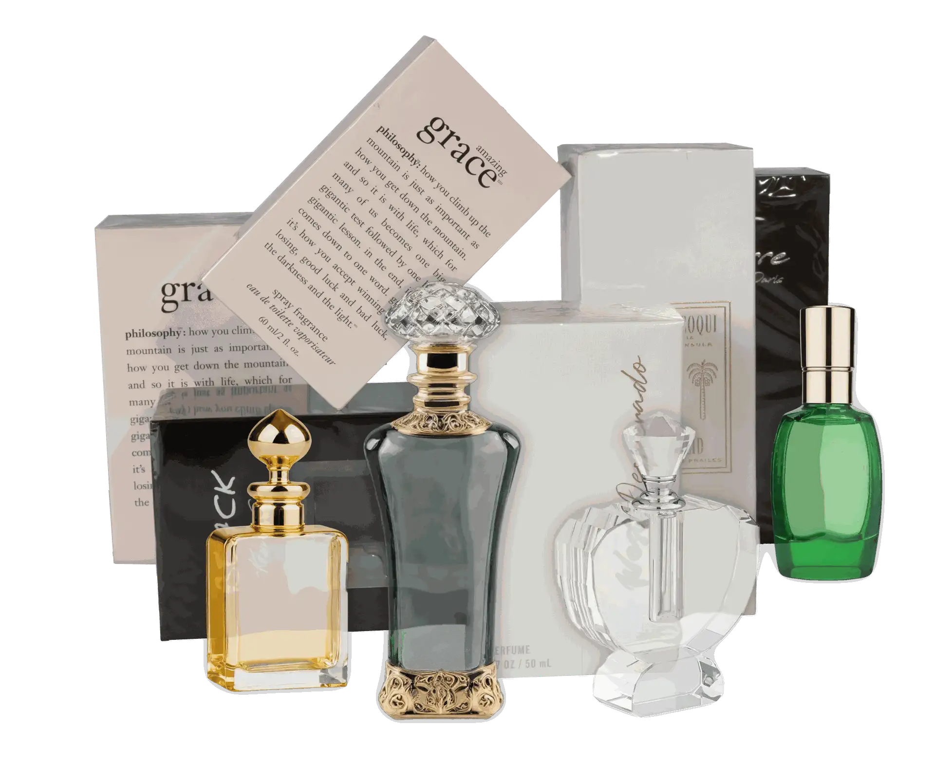 perfume boxes overwrapping